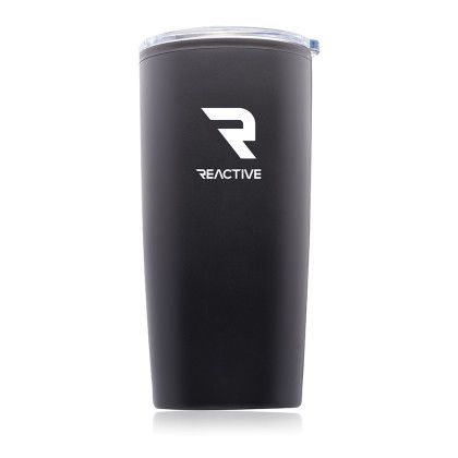 Custom 20 oz. Glacier Plastic Tumblers - Black