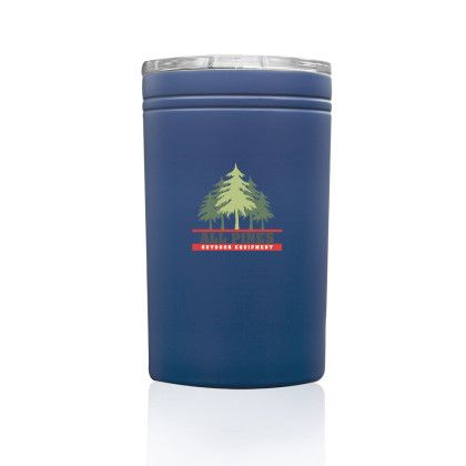 Custom 12 oz. Hops Stainless Steel Travel Tumblers - Blue