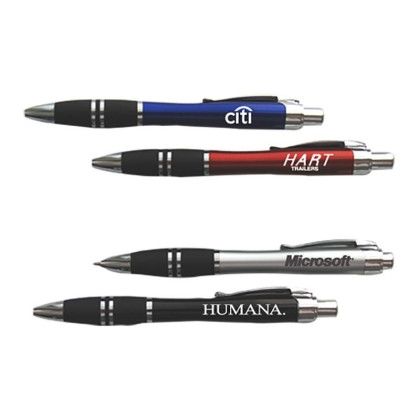 Custom Soft Grip Click Pen