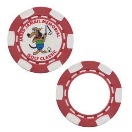 Custom Poker Chip 1 1/2" - Red