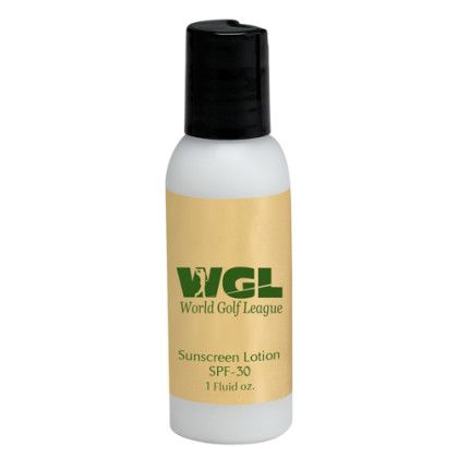 Custom 1 Oz Sunscreen SPF30 - Gold