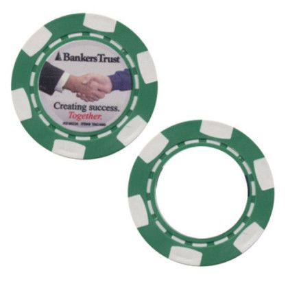 Custom Poker Chip 1 1/2" - Green