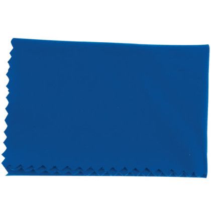 Custom Microfiber Cleaning Wipe - Blue