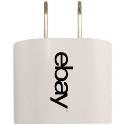 Custom Oval AC Charger Wall Adapter - White Custom Oval AC Charger Wall Adapter - White