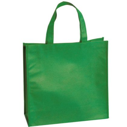 Custom Textured Non Woven Tote Bag - Green