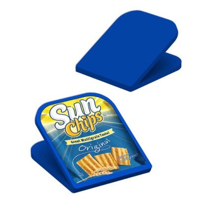 Custom Chip Bag Clip - Blue