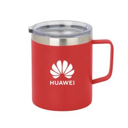 Custom 12 oz. Stainless Steel Slim Mug - Red