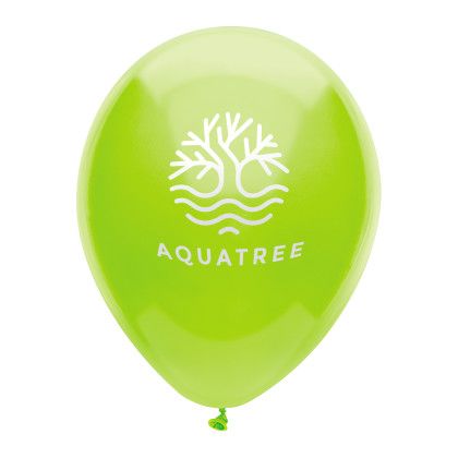 11" AdRite Basic Color Economy Line Latex Balloon - Lime Green