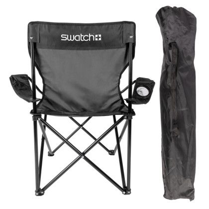 Custom Folding Chair with Carrying Bag - Black Custom Folding Chair with Carrying Bag - Black
