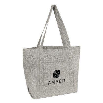 Custom Ripley Recycled Cotton Starboard Tote - Gray Heather