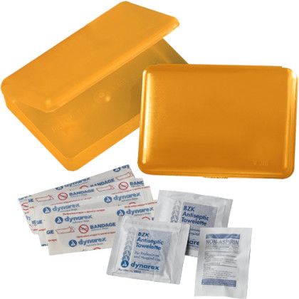 Custom First Aid Kit in Box - Orange