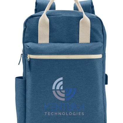 Custom WorkSpace Backpack Tote - Midnight Blue