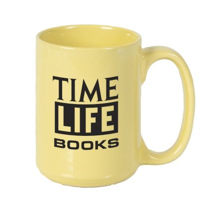 Custom 15 oz Ceramic Coffee Mug  - Almond