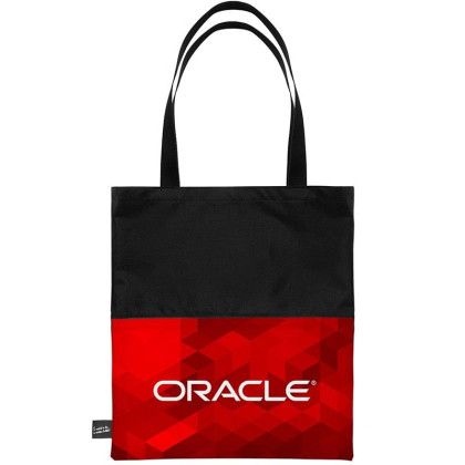 Custom Dye Sublimation 300D Polyester Tote