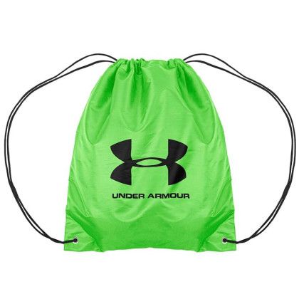 Custom Polyester Drawstring Backpack - Lime Green