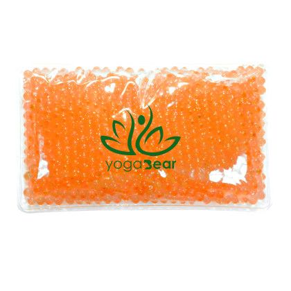 Custom Gel Tekbeads Hot/Cold Pack - Orange