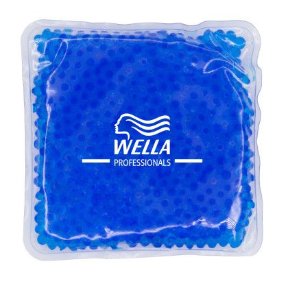 Custom Square Gel Bead Hot/Cold Pack - Blue