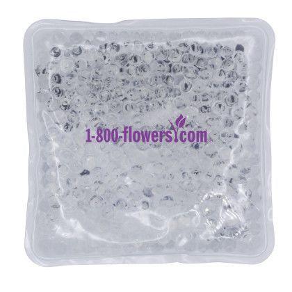 Custom Square Gel Bead Hot/Cold Pack - Clear