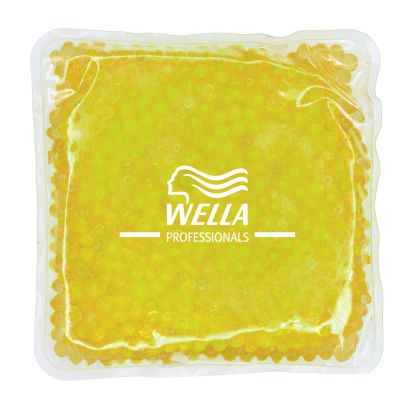 Custom Square Gel Bead Hot/Cold Pack - Yellow