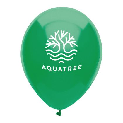 11" AdRite Basic Color Economy Line Latex Balloon - Green