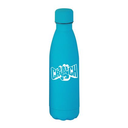 Custom 17 oz Matte Finish Stainless Steel Bottle - Teal Custom 17 oz Matte Finish Stainless Steel Bottle - Teal