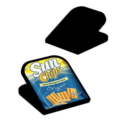 Custom Chip Bag Clip - Black