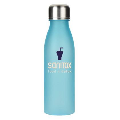 Custom 24oz. Tritan Bottle With Stainless Steel Cap - Teal