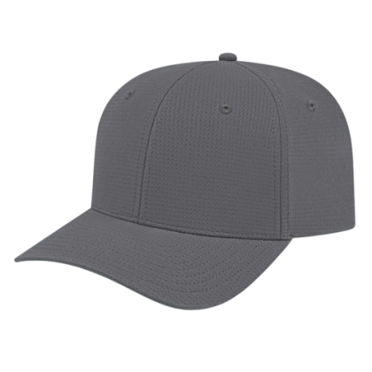 Custom Lightweight Aerated Performance Cap - Gray