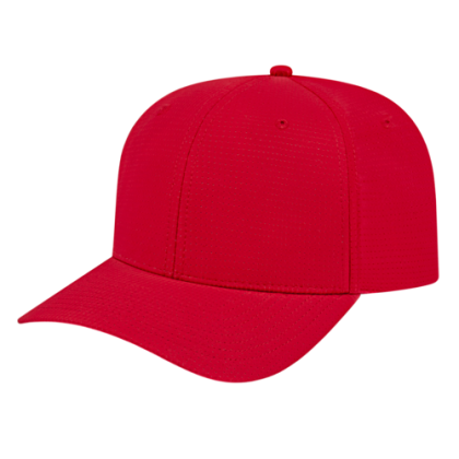 Custom Lightweight Aerated Performance Cap - Red