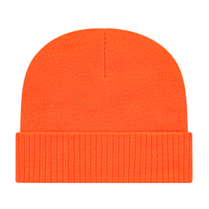 Custom Knit Cap with Ribbed Cuff - Blaze