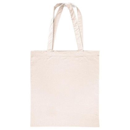Custom Calico Cotton Tote Bag - 140gsm 15"W x16"H - White