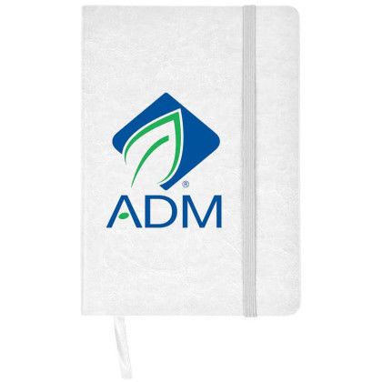 Custom Soft Premium UltraHyde Leather Journal - White Custom Soft Premium UltraHyde Leather Journal - White