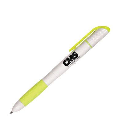 Custom 2 in 1 Pen/Highlighter - Yellow