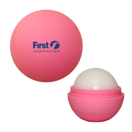 Custom Round Lip Balm - Pink