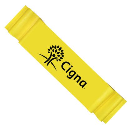 Custom Exercise Stretch Band - Yellow