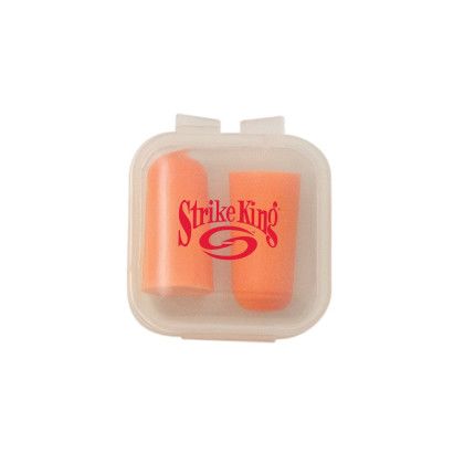 Custom Square Case Ear Plugs - Orange