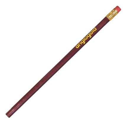 Custom Round Pioneer Pencil - Maroon