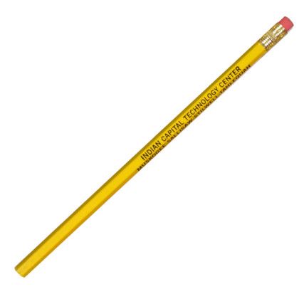 Custom Hex Pioneer Pencil - Bright Yellow