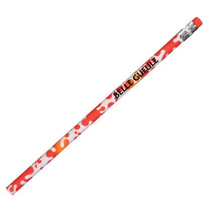 Custom Mood Splash Pencil - Red/Orange