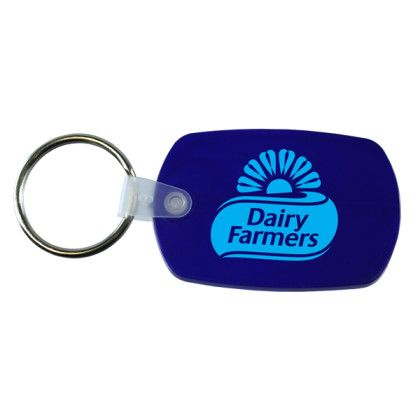 Custom Standard Key Fob - Translucent Blue