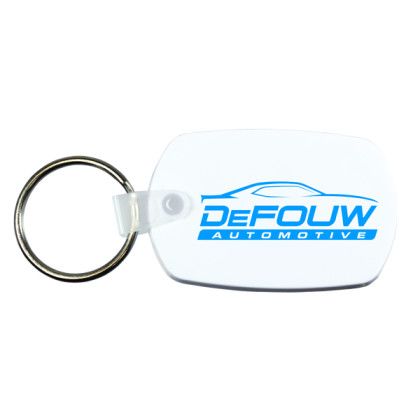 Custom Standard Key Fob - White