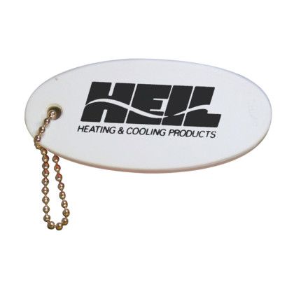 Custom Float Rite Key Chain - White