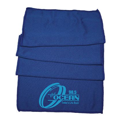 Custom Cooling Towel - Blue