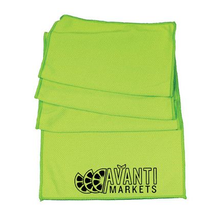 Custom Cooling Towel - Green