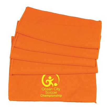 Custom Cooling Towel - Orange