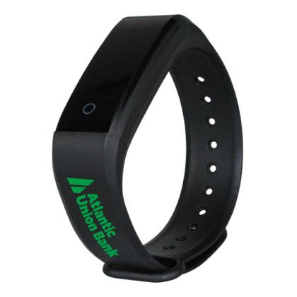 Custom Activity Tracker Wristband 2.0 - Black
