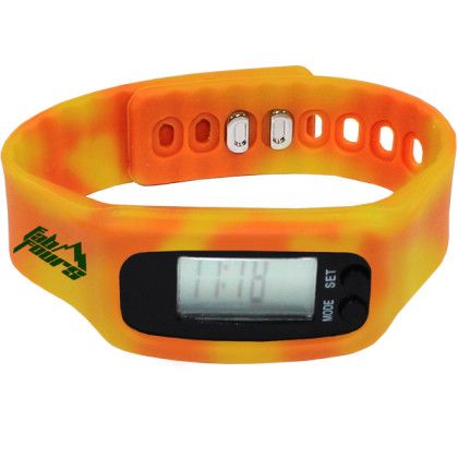 Custom Mood Pedometer Watch - Orange to Yellow