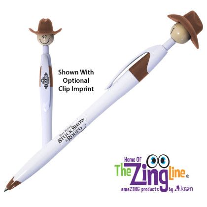 Custom Cowboy Wild Smilez Pen - optional clip extra fee