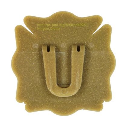 Custom Maltese Cross Badge - Back Custom Maltese Cross Badge - Back