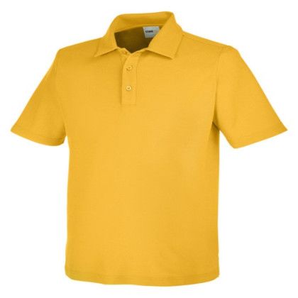 Campus Gold Men's Fusion ChromaSoft Embroidered Pique Polo Shirt